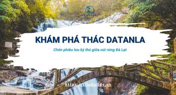 Cắm trại tại khu du lịch thác Datanla: Trải nghiệm tuyệt vời giữa lòng thiên nhiên Đà Lạt