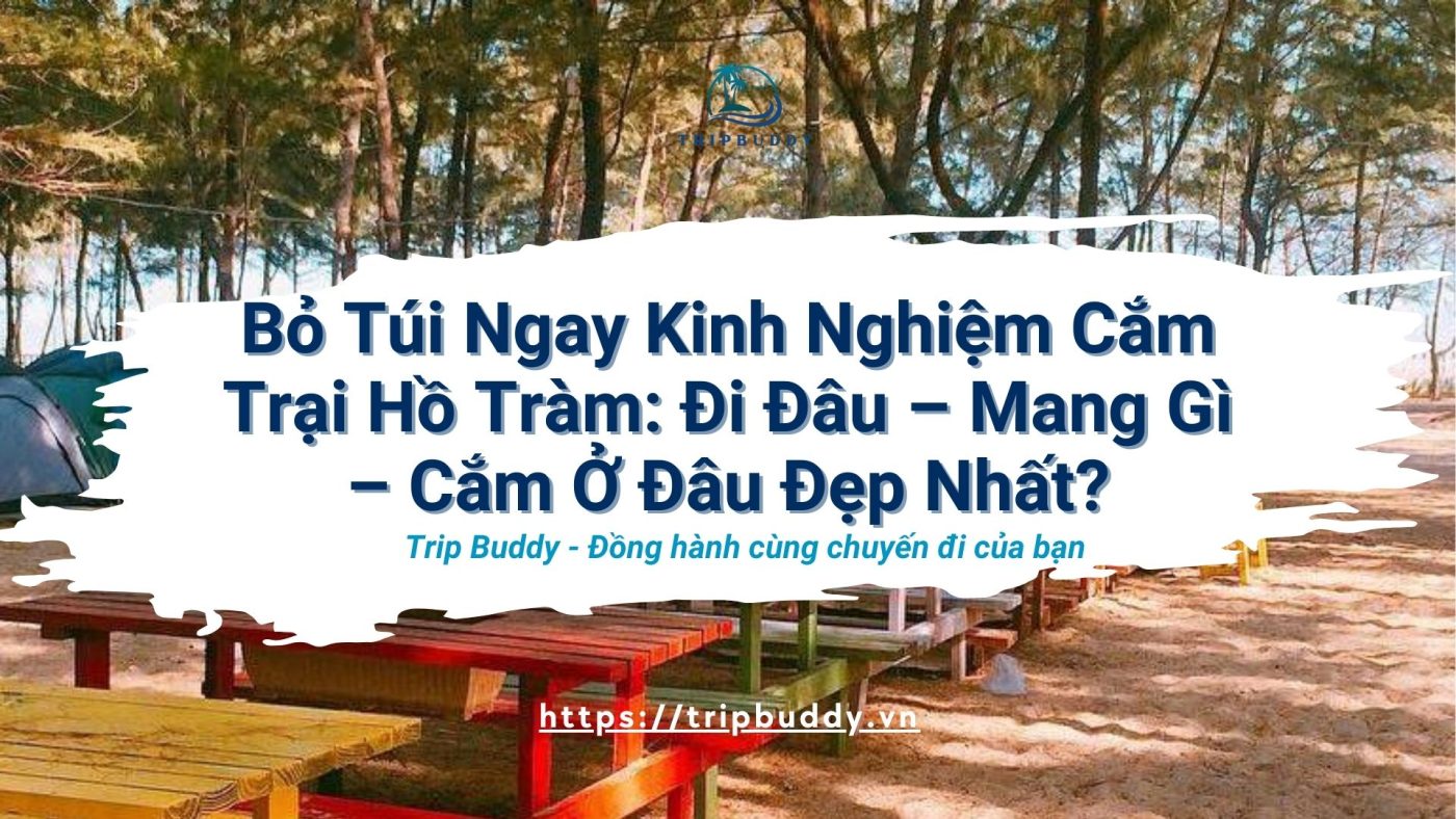 kinh nghiệm cắm trại hồ tràm