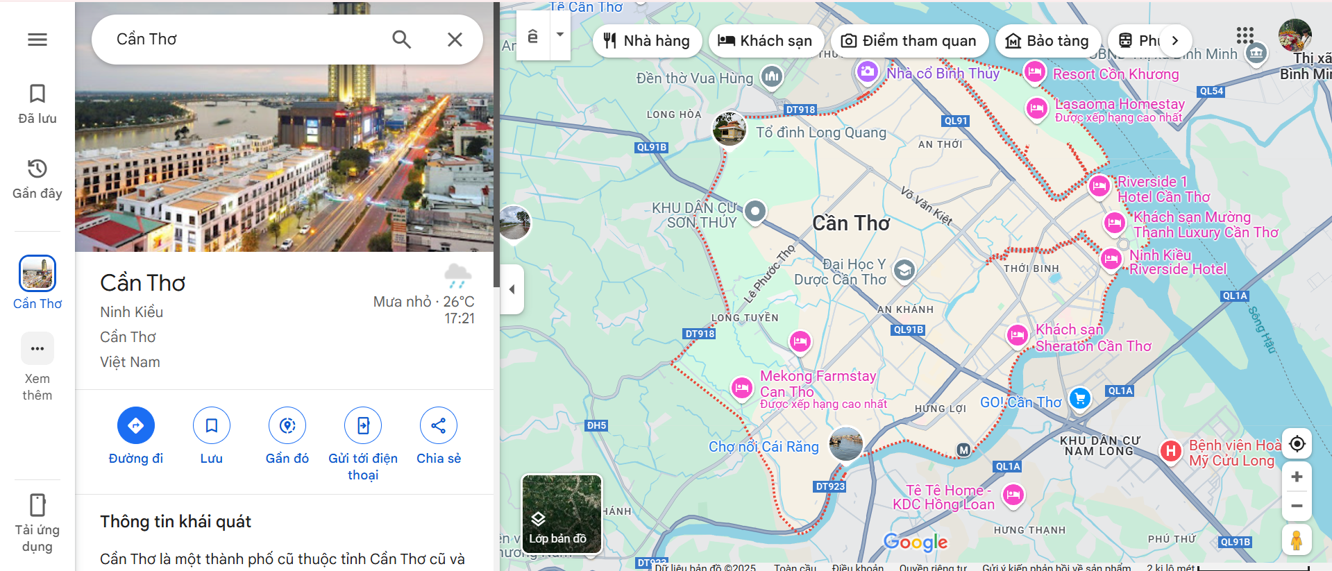 Địa chỉ du lịch Cần Thơ